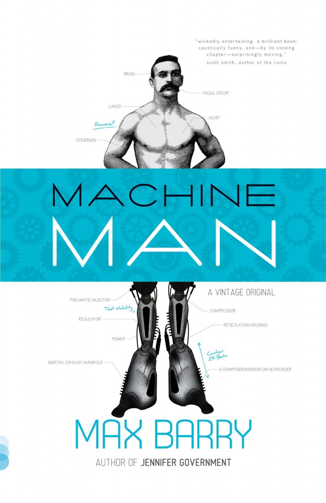 Divulgada capa de Machine Man, de Max Barry