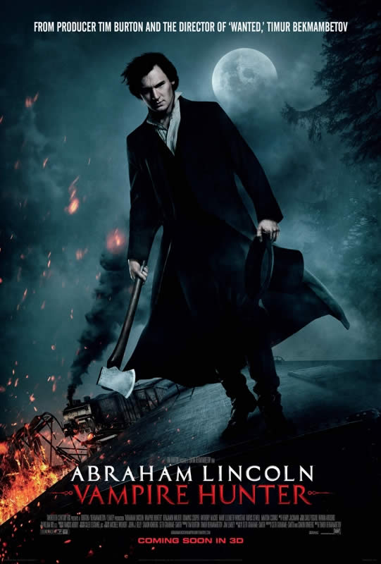 Divulgado novo pôster de Abraham Lincoln: Caçador de Vampiros