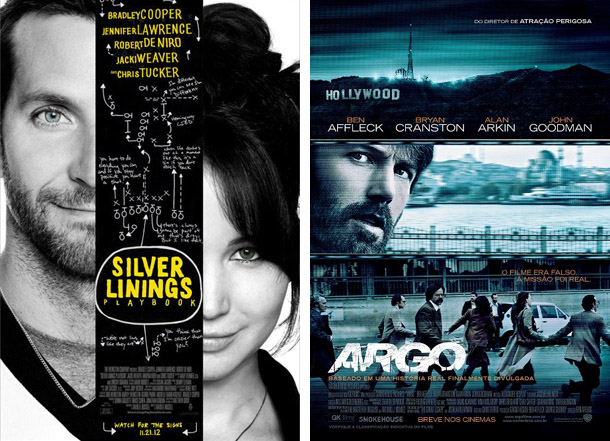 O lado bom da vida e Argo são indicados ao Oscar