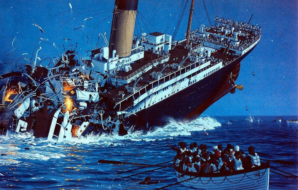 Os maiores naufrágios no início do século XX