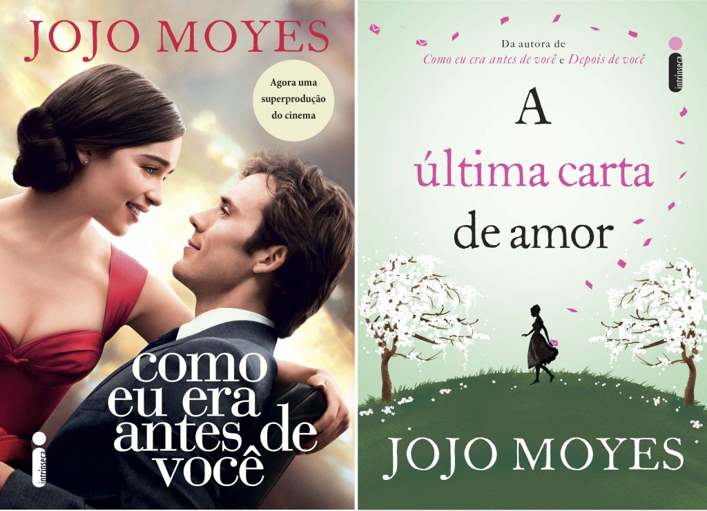 Livros de Jojo Moyes com capas novas
