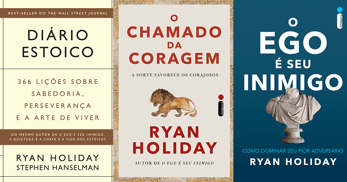 Autor do best-seller O ego é seu inimigo, Ryan Holiday aborda a