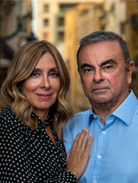 Carole e Carlos Ghosn